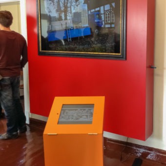 Medienstation im Museum Pfarrhaus
