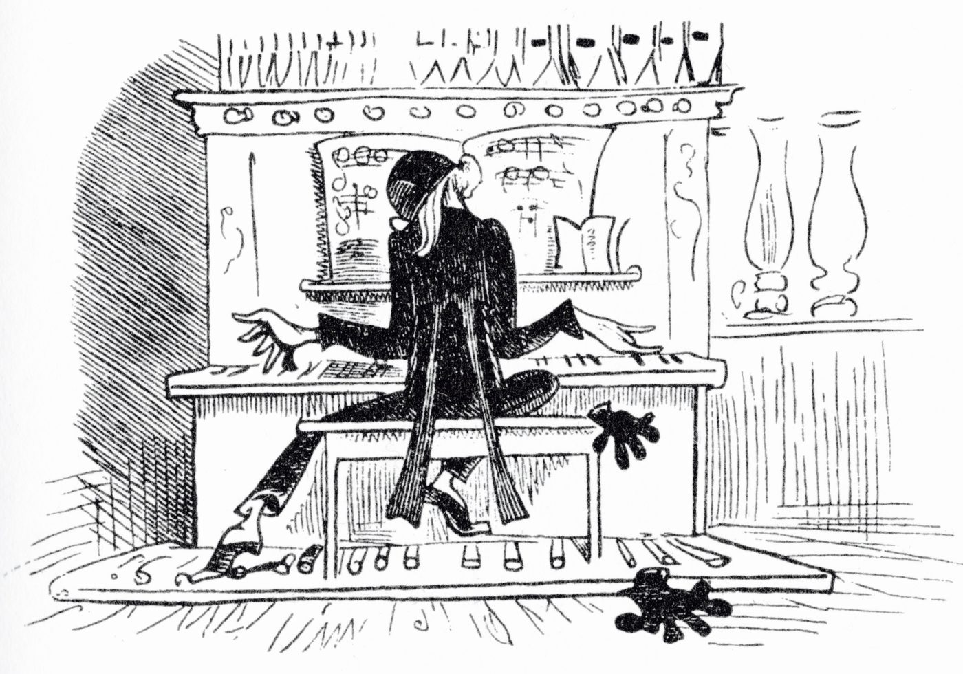 Lehrer Lämpel in Max und Moritz von Wilhelm Busch