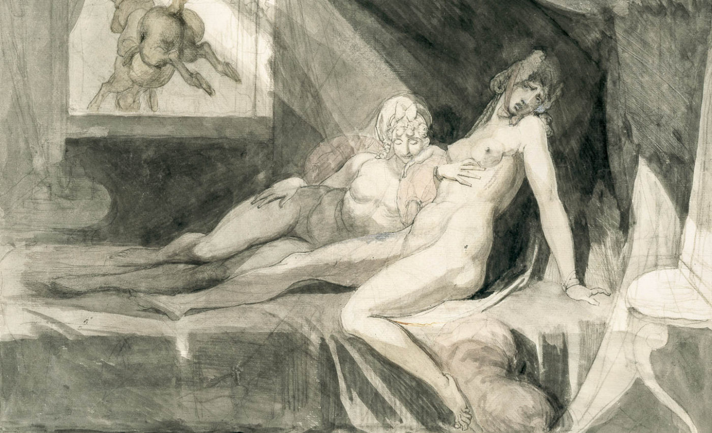 Fuessli Alp-Lager-Zwei-Frauen, Kunsthaus Zurich 2
