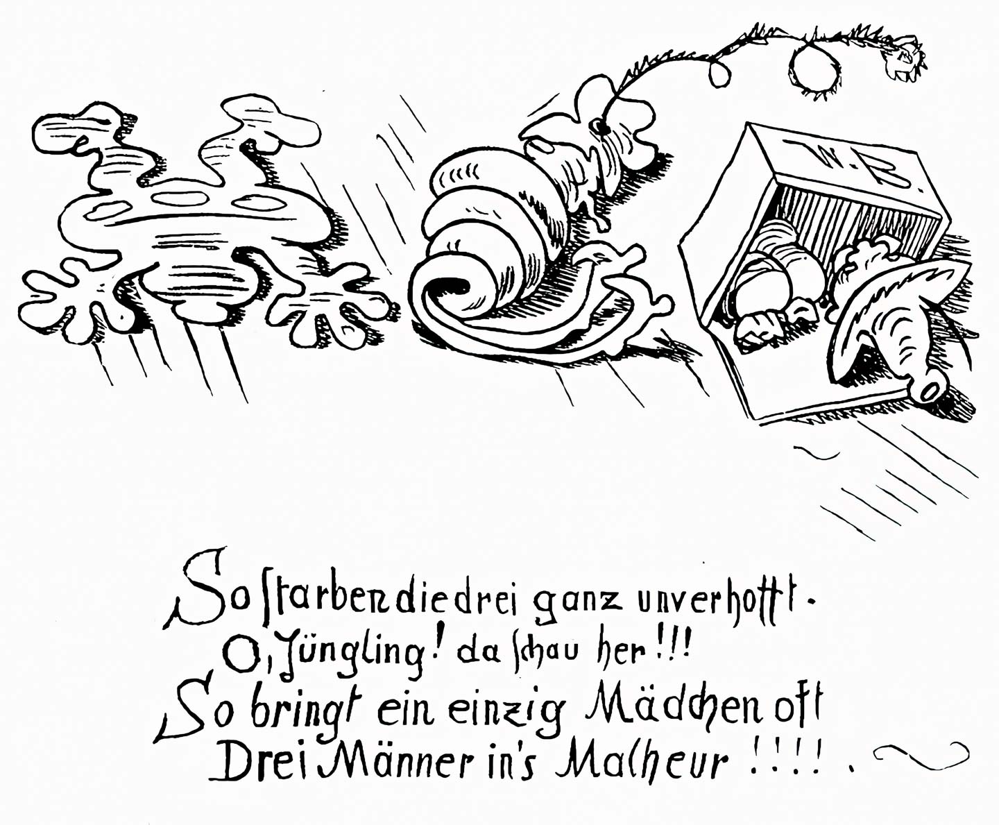 Die Müllerstochter nach dem Kampf