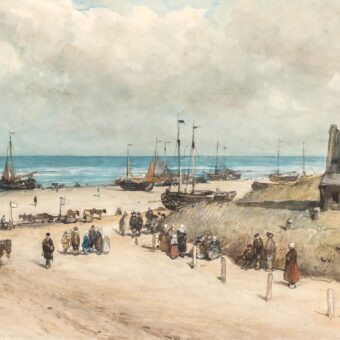 Johannes Bosboom: Der Strand von Scheveningen, 1873