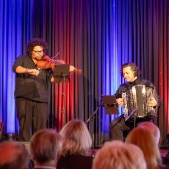 Sevdah-Duo mit Goran Stevanovich (Akkordeon) und Yannick Hettich (Bratsche)